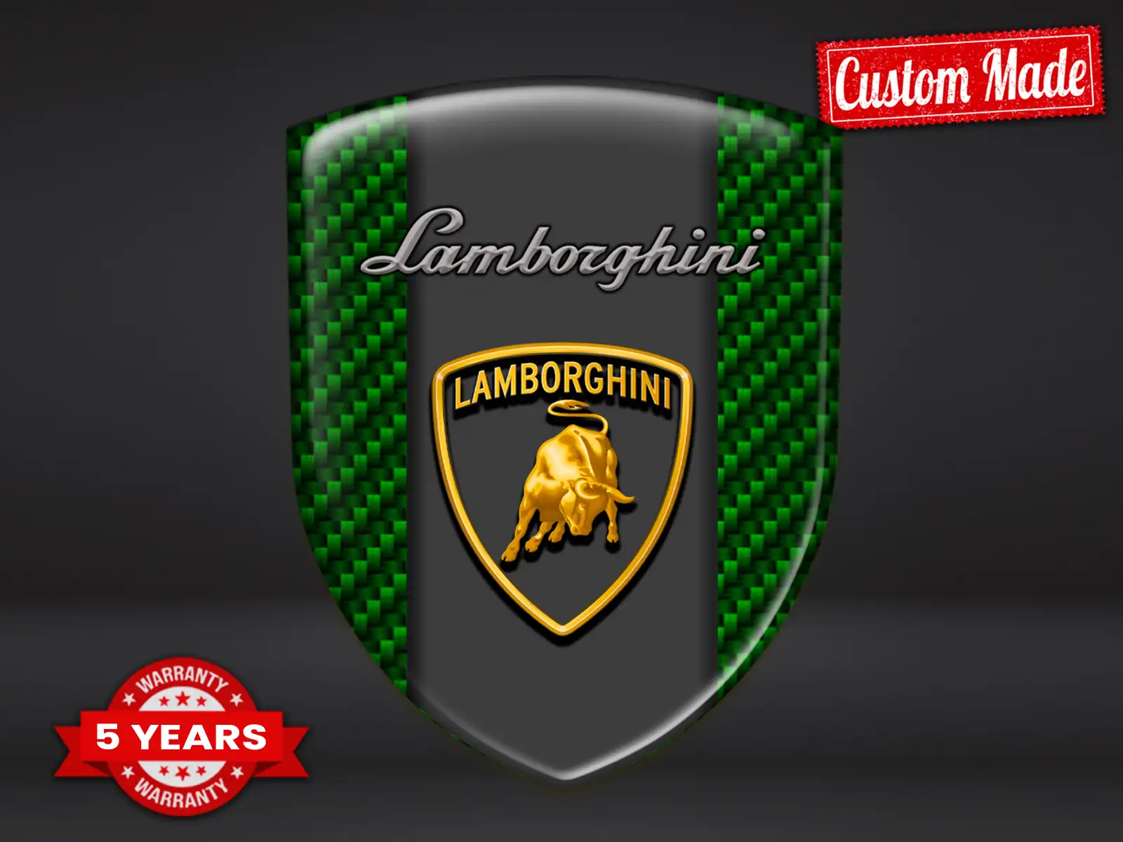 Lamborghini Impresión Parachoques Alta Calidad Resistente Moderna